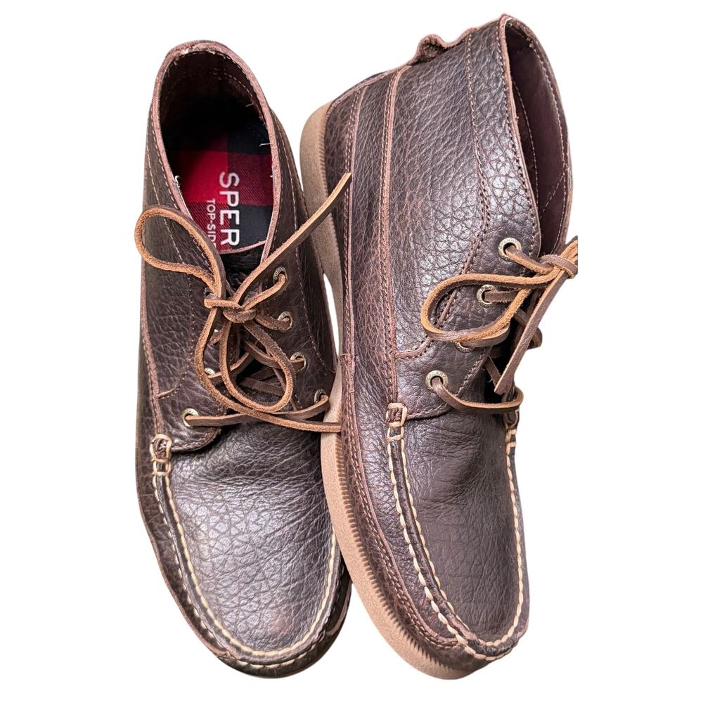 Sperry Top-Sider A/O Boat Chukka Brown Leather Boots | 9.5M